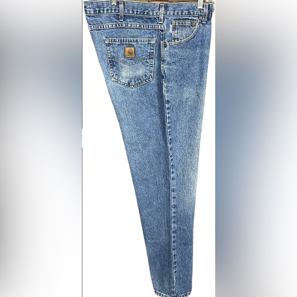 Vintage Carhartt Relaxed Jeans 14806 40 X 34 Big & Tall Work Streetwear VTG Blue